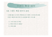 [마케팅커뮤니케이션] 브랜드확장전략-11