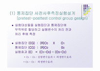 [마케팅 조사론] 실험설계의 종류-18
