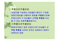 [마케팅 조사론] 10장 표본의 추출-8