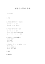 사회문제의 외국인노동자 문제-1