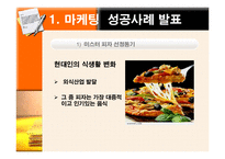 [마케팅] 미스터피자 마케팅 성공사례-4