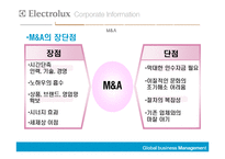[국제경영] Electrolux의 해외인수합병-8
