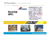 [국제경영] Electrolux의 해외인수합병-10