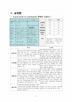 [마케팅전략론] G마켓(지마켓)과 옥션의 기업조사 및 마케팅전략-2