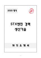 [자기소개서] STX엔진 경력 생산기술-1