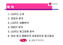 [광고론] LG 카드의 상황분석 및 상황분석에 입각한 마케팅 전략과 광고효과-2