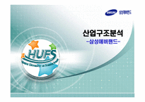 [경영학] 삼성에버랜드 산업구조분석-1