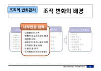 [경영조직론] 조직의 변화관리-7