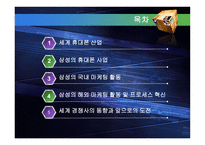 [경영학원론] 삼성 휴대폰의 성공 신화와 도전-2