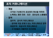 [경영조직론] 의사소통과 조직성과-5