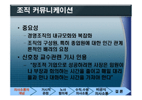 [경영조직론] 의사소통과 조직성과-6