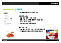 [전략경영론](주)제너시스 GENESIS와 비비큐 BBQ 전략-10