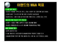 [이랜드의 M&A 전략 사례] 이랜드의 M&A 전략-20