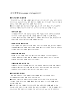 [경영전략]지식경영과 지식경영시스템에 관한 분석-1