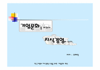 [독서감상문]오해진의 기업문화를 바꿔야 지식경영이 산다.-1