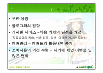 [경영분석] NHN 의 네이버 `카페iN` 분석-13