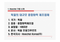 [경영전략] Hoechst의 글로벌전략-4