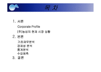 [경영분석] 농심 경영분석-2