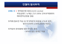 [국제경영학] 인켈의 영국 해외직접투자 실패-10