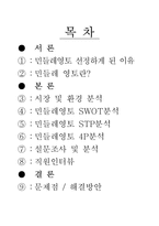 [마케팅] 민들레영토 마케팅전략-2