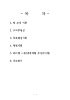 [조직행위론] 팀 조직 이론-1