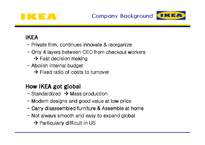 [국제경영전략] 이케아 IKEA’s 글로벌전략(영문)-7