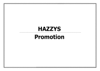 [마케팅] HAZZYS 해지스 프로모션 전략-1