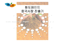 [마케팅] 황토페인트 중국시장 진출기-1