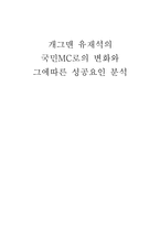개그맨 유재석의 국민MC로의 변화와 그에 따른 성공요인 분석-1