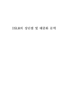 DSLR의 장단점 및 대중화 분석-1