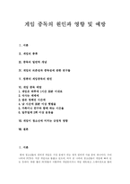 [게임중독] 게임 중독의 원인과 영향 및 예방-1