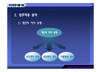 [조직행동] 조직개발기법과 변신관리-9