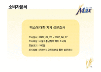 [광고기획서] 프라임 `맥스`맥주 선호도 향상을 위한 광고커뮤니케이션전략안-14