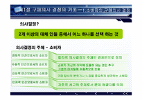 [소비자행동론] 소비자 구매의사 결정과정-3