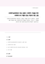 사회복지실천현장 예상되는 상황을 사례를 들어 설명 상황에 대한 개입을 위한 사회복지사의 역할을 작성 자신이 그 역할을 한다면 어떤 부분에 중요하게 생각할지-1