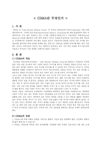 [정보통신] CDMA란 무엇인가(A+)-1