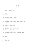 [사회복지] 학교폭력과 복지서비스-2