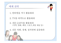 [매체기획론] 박근혜 경선 1위 달성을 위한 매체기획전략안-13