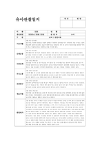 5월 관찰일지 (만1세 15명 분량) 만1세 유아 15명에 대한 5월 관찰일지 자료-15