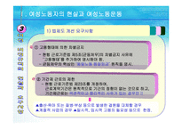 [여성노동] 차별속의 여성-10