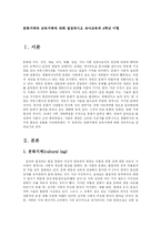 [방송대] 문화지체와 교육지체에 대해 설명하시오-1