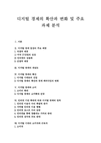 [디지털경제] 디지털 경제의 확산과 변화 및 주요 과제 분석-1