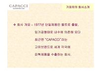 [경영전략론] ㈜CAPACCI의 공동브랜드 전략-7