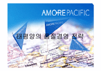 [품질관리] 아모레퍼시픽의 품질경영-1