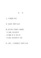 [경제학] 국제대회의 경제효과-2