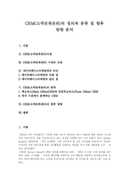[CRM(고객관계관리)] CRM(고객관계관리)의 정의와 분류 및 향후 방향 분석-1