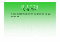 [경영조직론] 한솔CSN의 SWOT분석과 조직도분석-1
