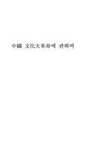 [중국문화]중국의 문화대혁명에 관하여-8