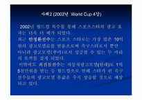 [스포츠마케팅]스포츠 스타의 광고 모델 가치와 그 효과(사례를 통한 접근)-9