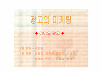 [광고전략]광고와 마케팅 - 라디오광고에 대하여-1